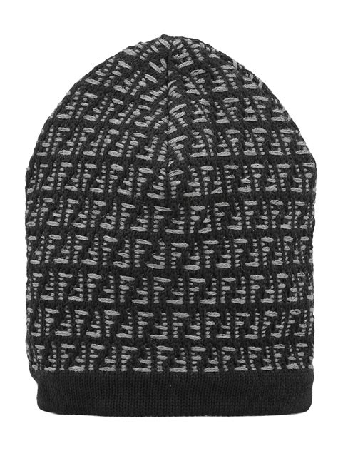 fendi hat beanie|fendi black wool hat.